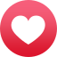 Facebook réaction love